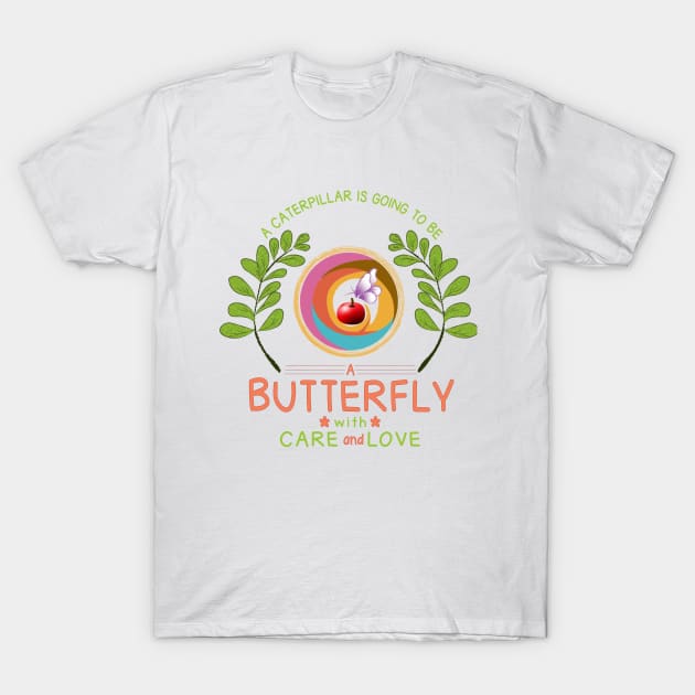 Butterfly T-Shirt by madlymelody